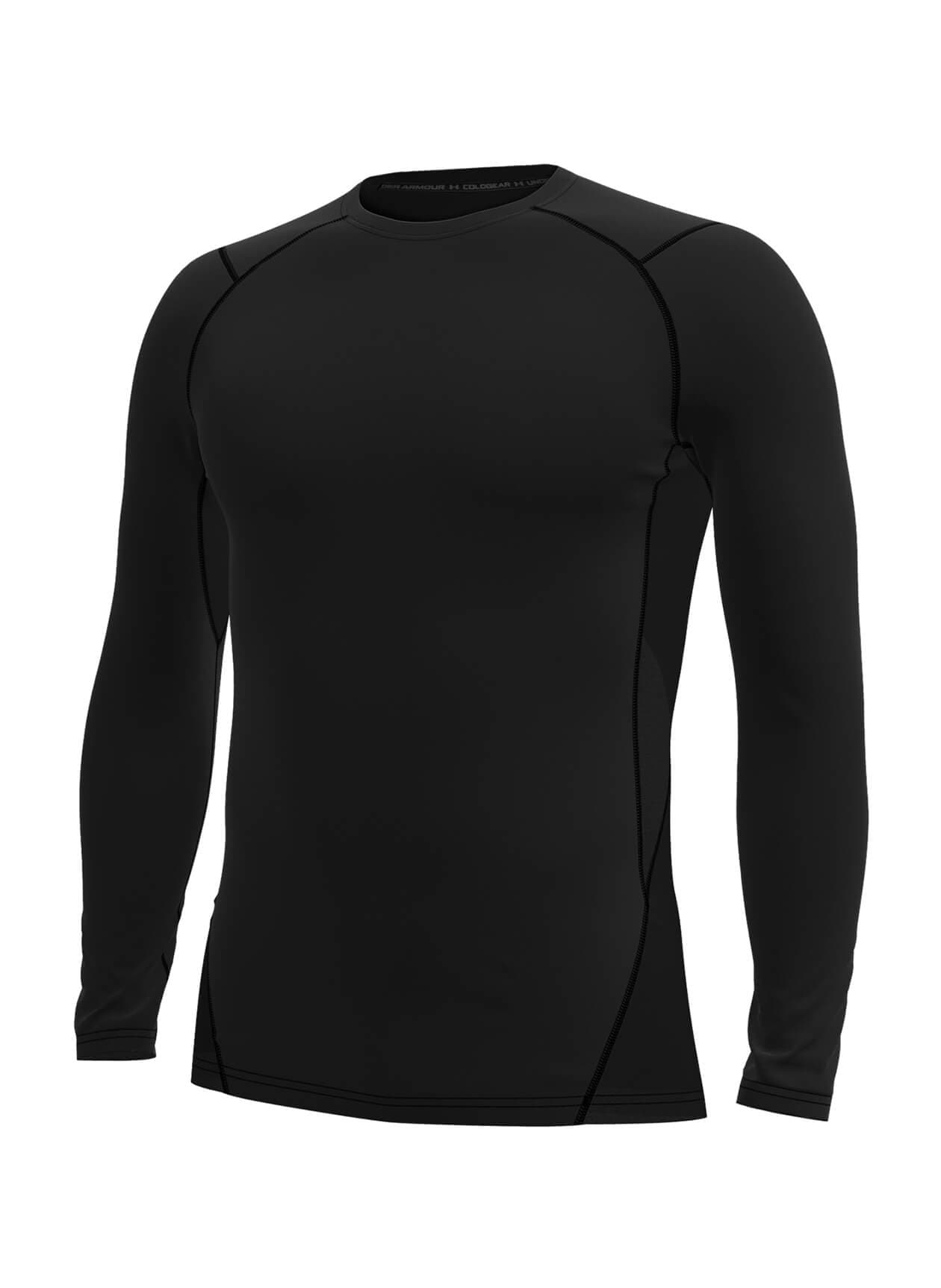 Under Armour Men's ColdGear Crewneck Sweatshirt - Black LG