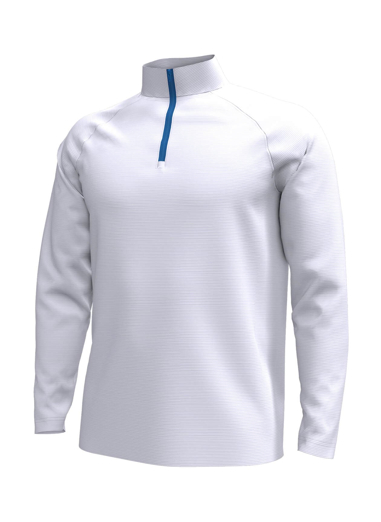 Under Armour Men's Fusion Ottoman Quarter-Zip - White with Accent 3XL