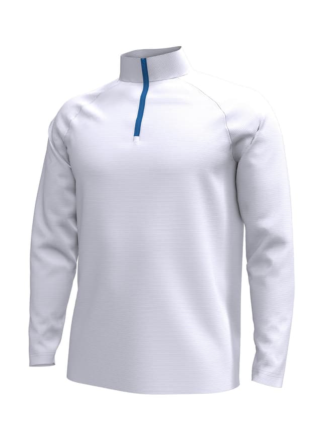 Under Armour Men's Fusion Ottoman Quarter-Zip - White with Accent 3XL