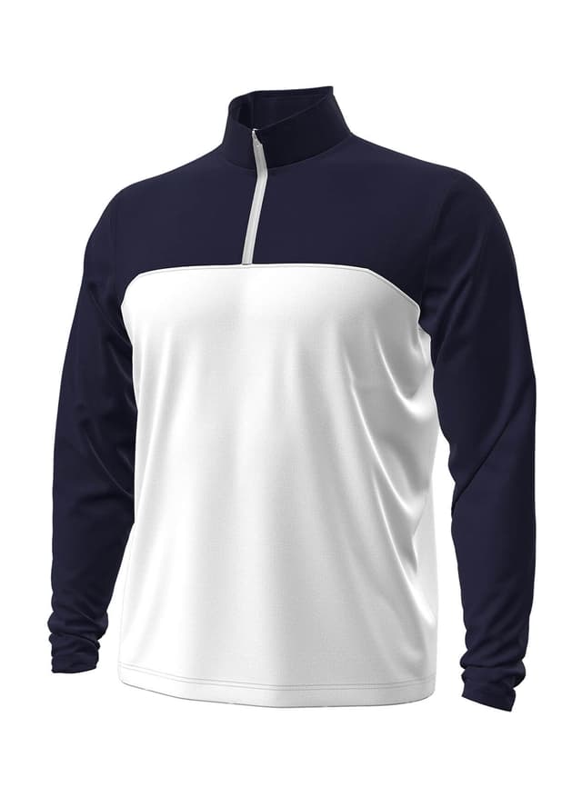 Under Armour Men's Aura Blocked Quarter-Zip - Navy 3XL