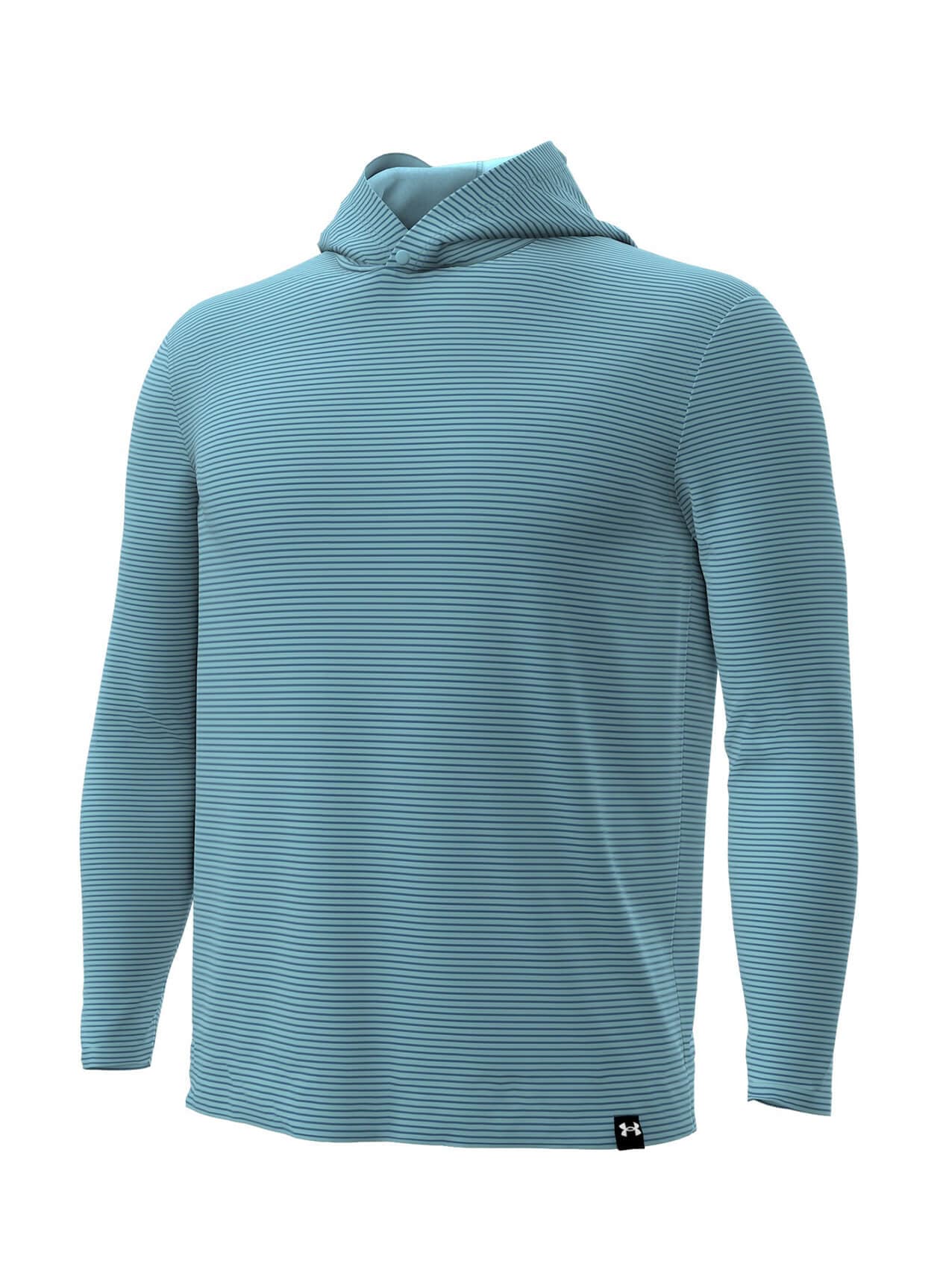 Under Armour Men's Aura Stripe Hoody - Cyan LG