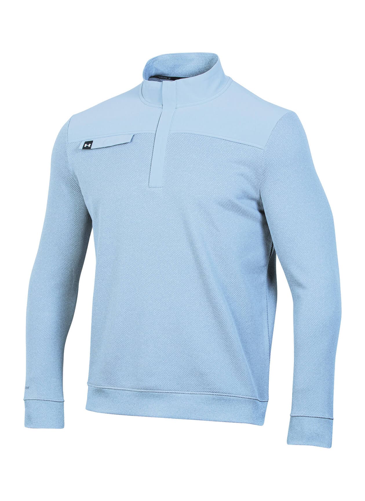 Under Armour Men's Bermuda Sweater Fleece Quarter-Zip - Blue 3XL