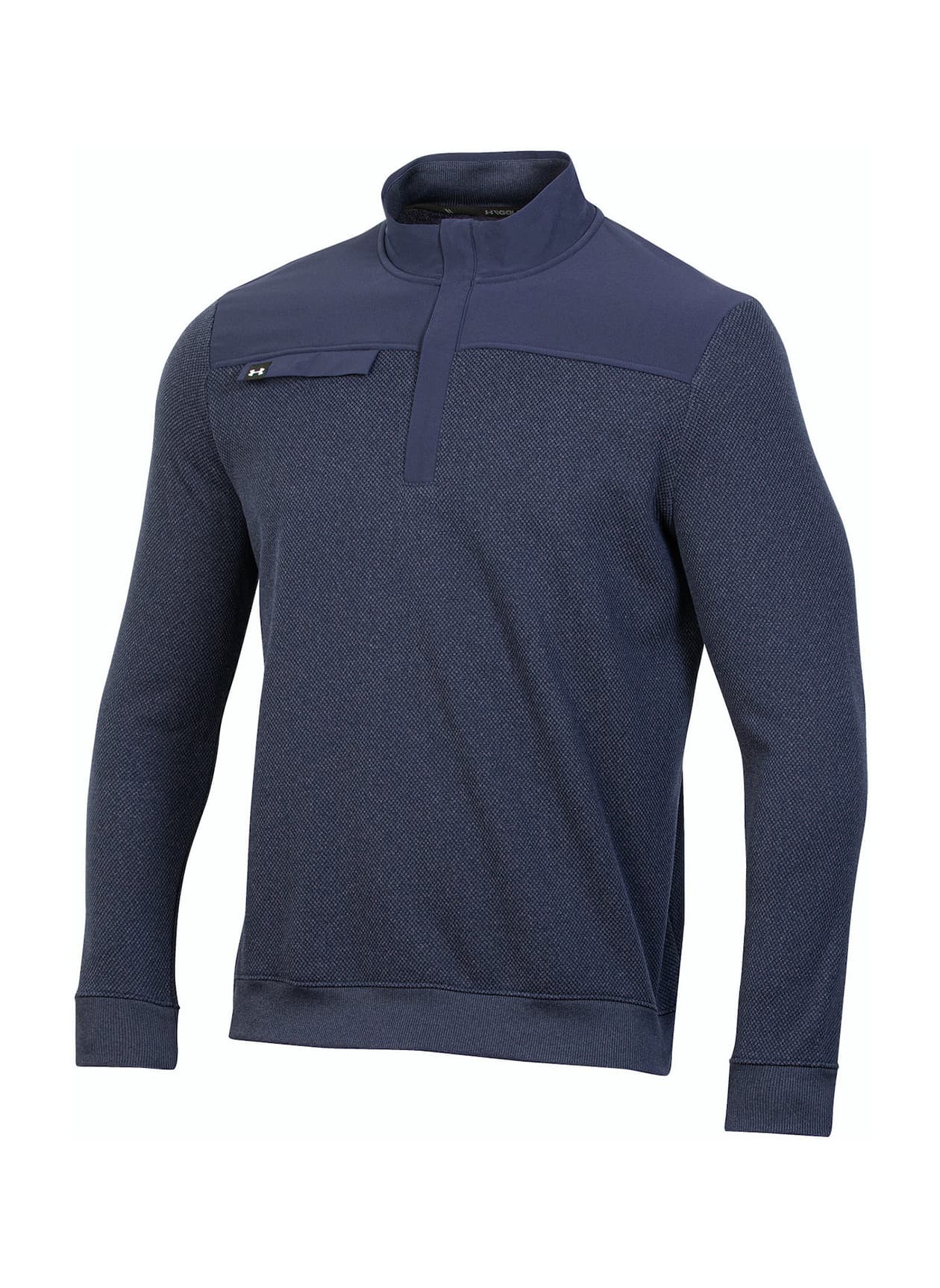 Under Armour Men's Bermuda Sweater Fleece Quarter-Zip - Navy 3XL