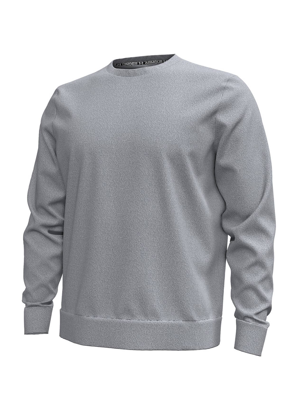 Under Armour Men's Unstoppable Fleece Crewneck Sweatshirt - Light Grey 3XL