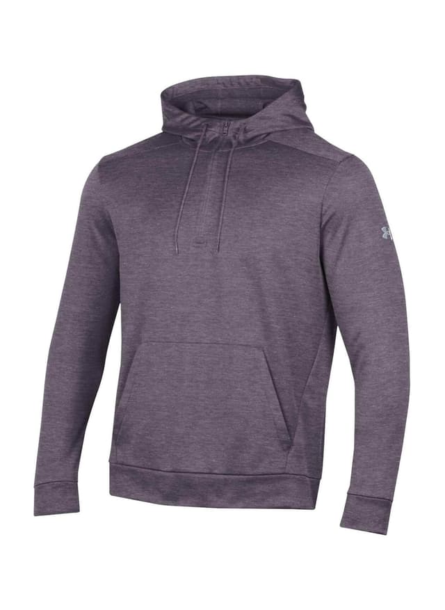Under Armour Men's Armour Fleece Quarter-Zip Hoodie - Carbon Heather (187H) LG