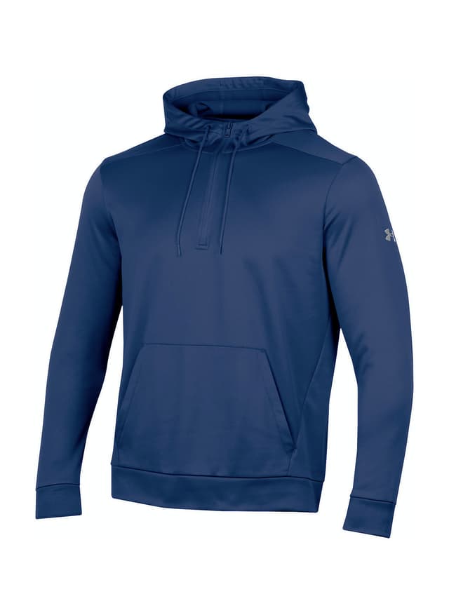 Under Armour Men's Armour Fleece Quarter-Zip Hoodie - Navy LG