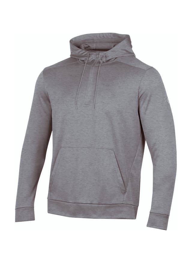 Under Armour Men's Armour Fleece Quarter-Zip Hoodie - True Grey Heather LG