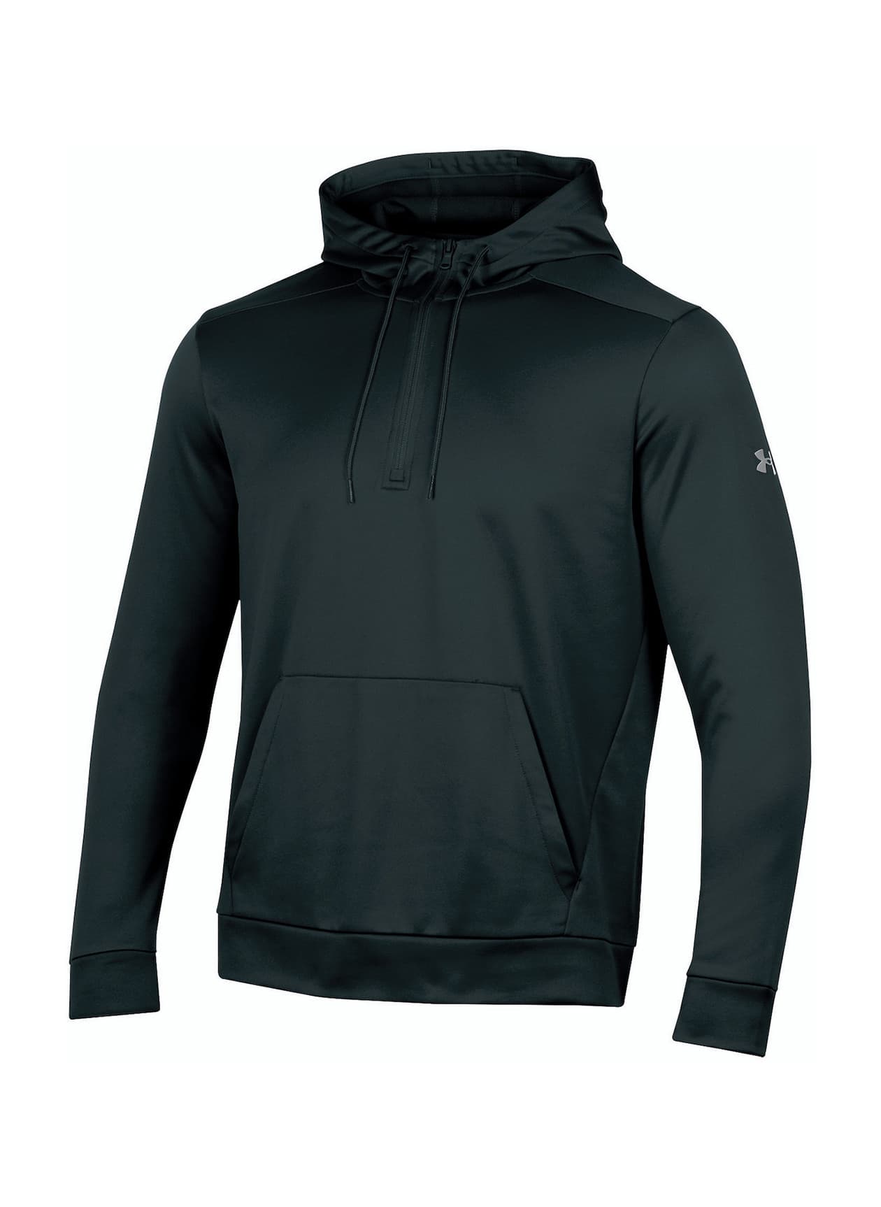 Under Armour Men's Armour Fleece Quarter-Zip Hoodie - Black LG