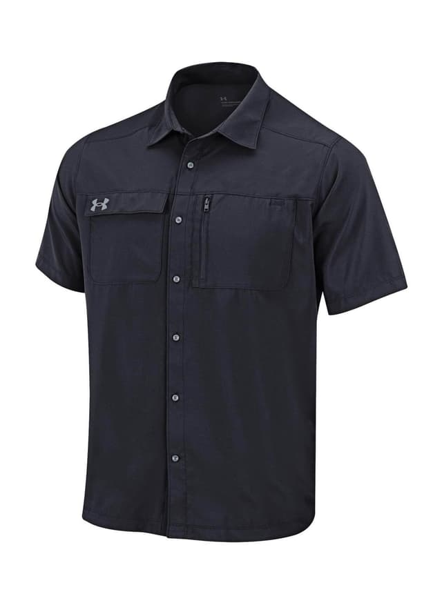 Under Armour Men's Motivate Fishing Shirt - Black 3XL