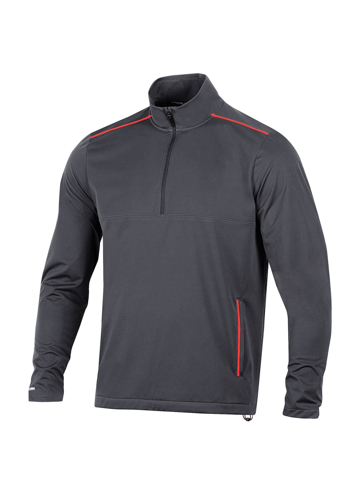 Under Armour Men's Drive Storm Wind Half-Zip - Dark Grey 3XL