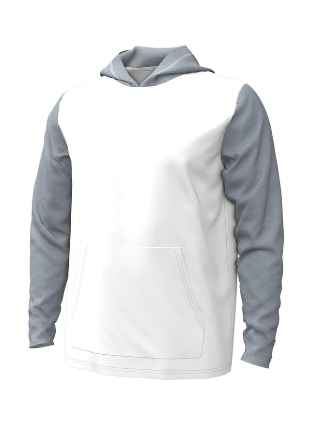 Under Armour Men's All Day Lightweight Hoodie - White LG