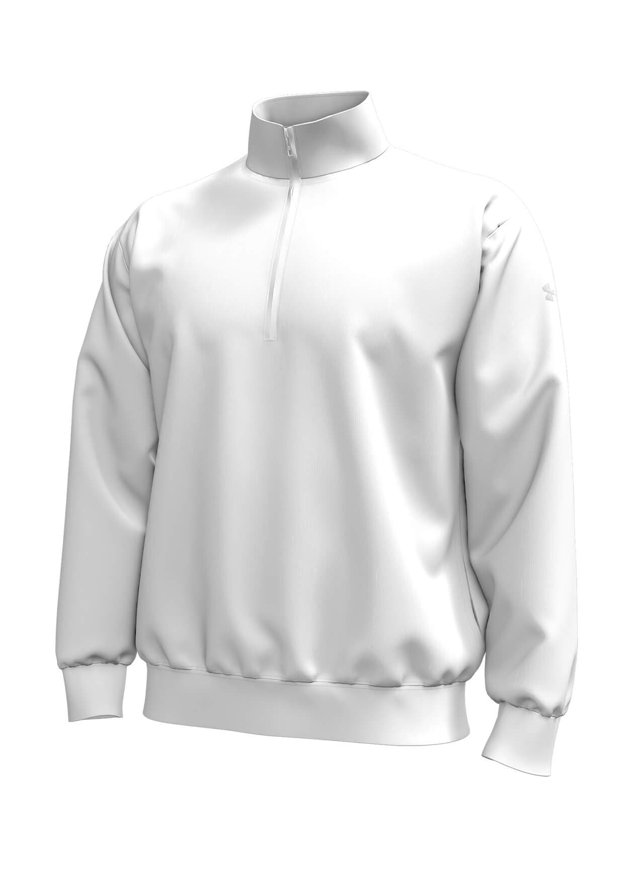 Under Armour Men's Icon Fleece Quarter-Zip - White 3XL