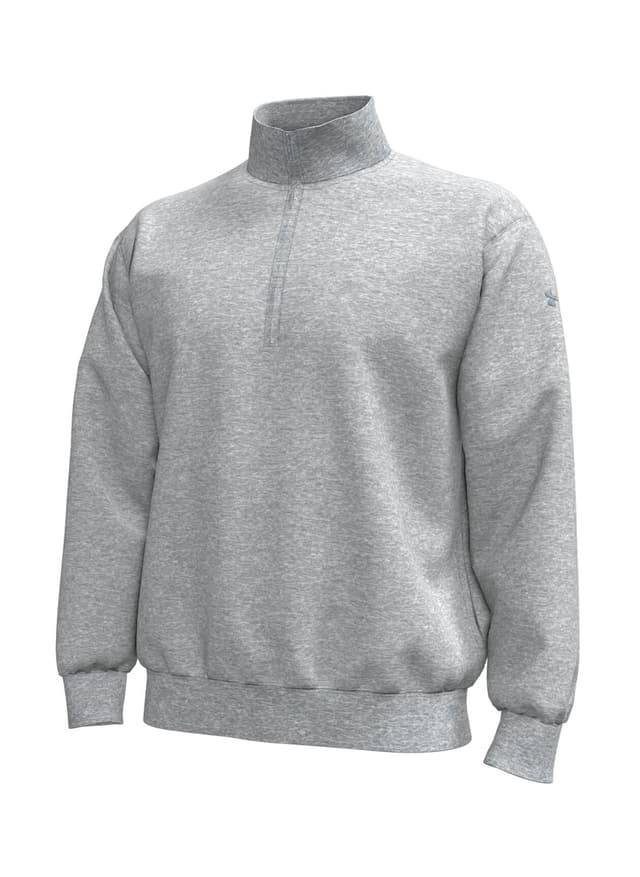 Under Armour Men's Icon Fleece Quarter-Zip - Steel Heather (91H) 3XL