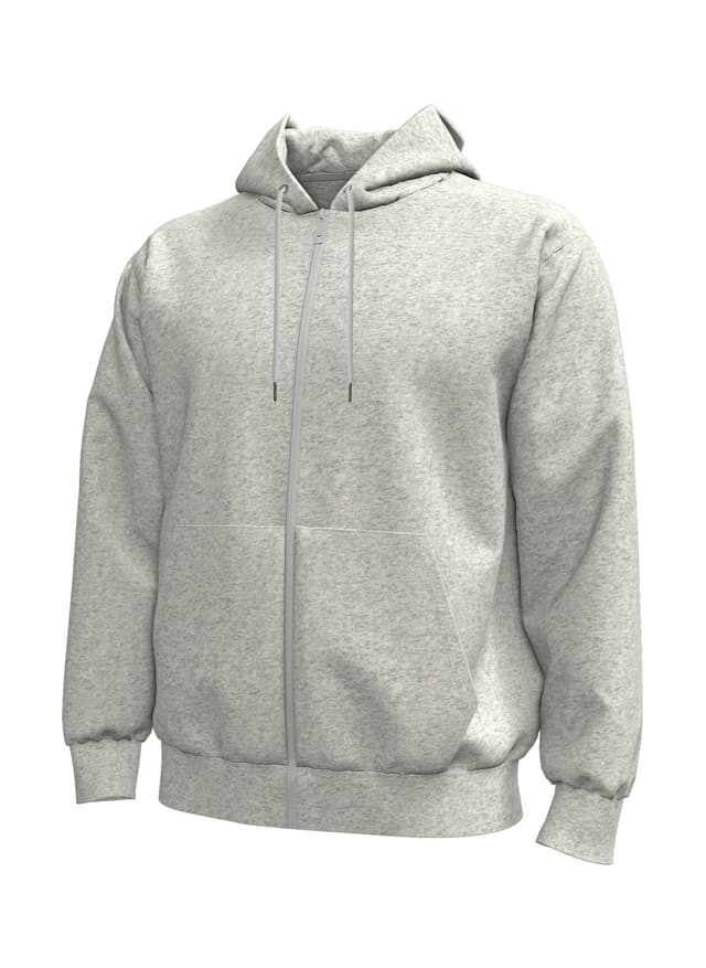 Under Armour Men's Icon Fleece Full-Zip Sweatshirt - Silver Heather (900H) 3XL