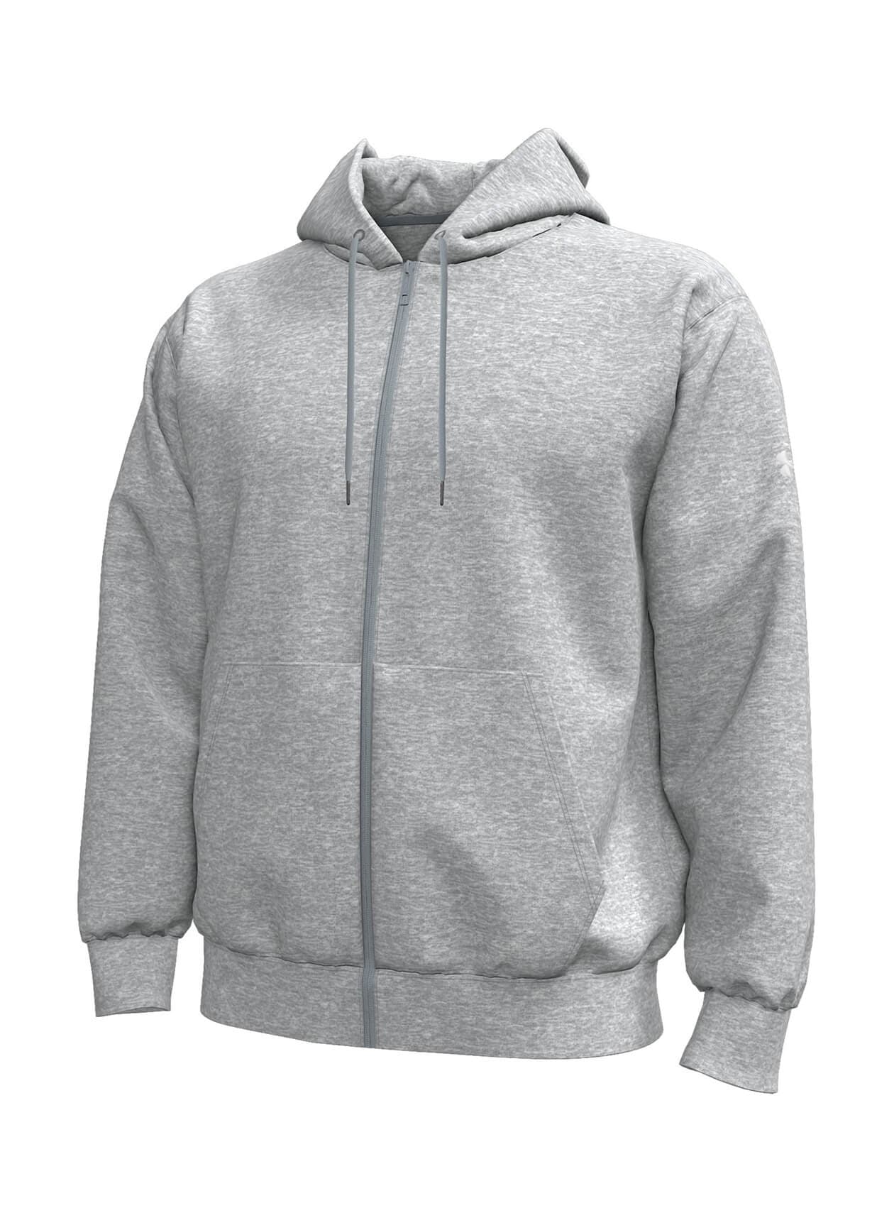 Under Armour Men's Icon Fleece Full-Zip Sweatshirt - Steel Heather (91H) 3XL