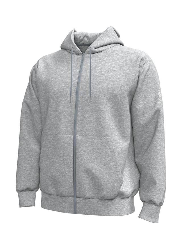 Under Armour Men's Icon Fleece Full-Zip Sweatshirt - Steel Heather (91H) 3XL