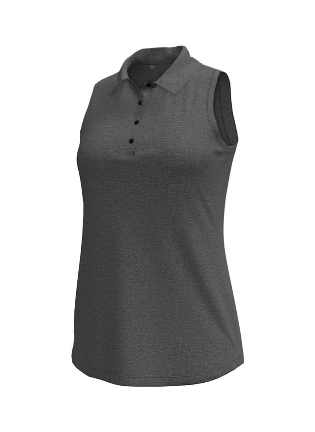 Under Armour Women's Playoff Sleeveless Polo - Black LG