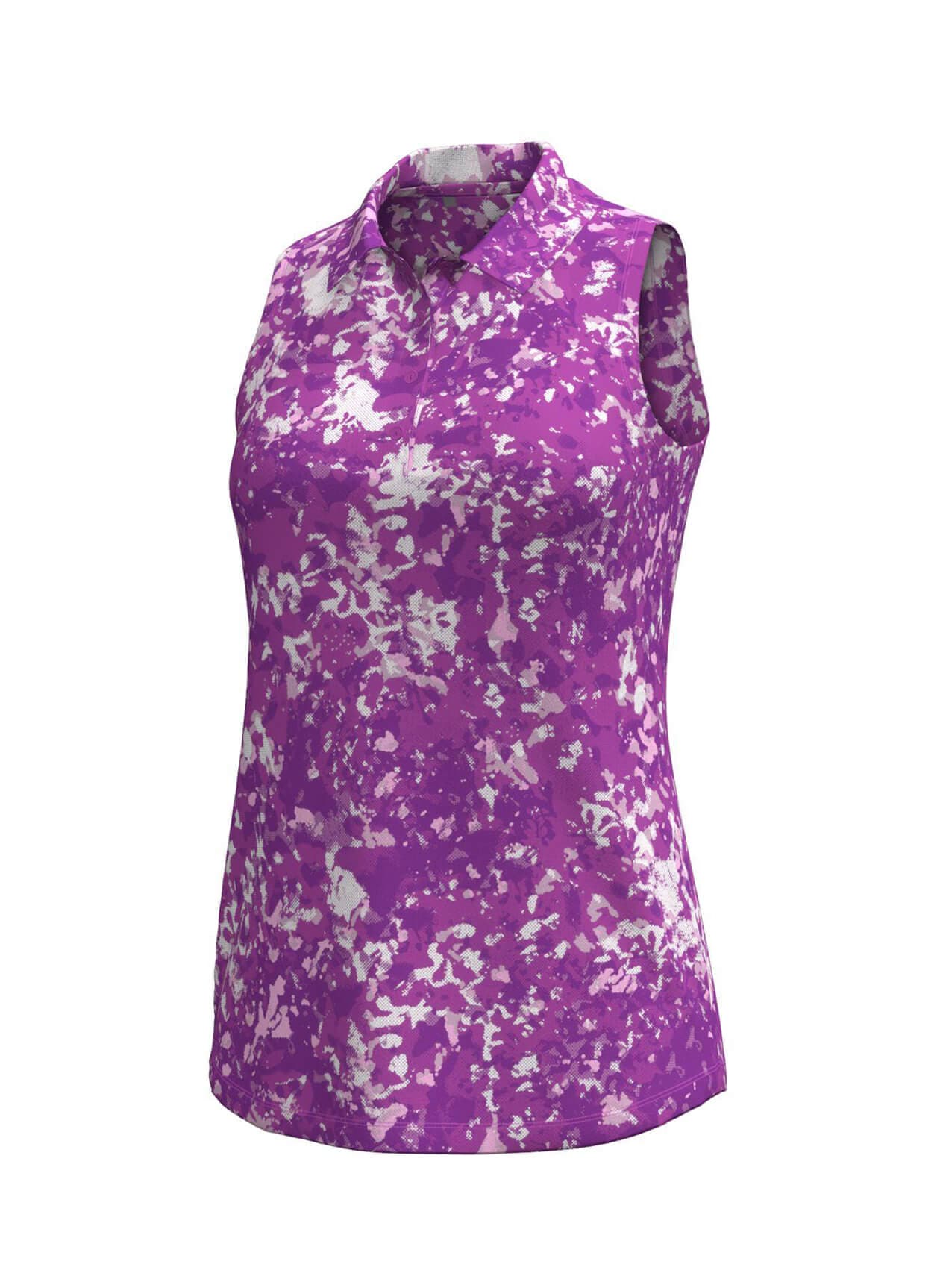 Under Armour Women's Playoff 3.0 Mosaic Print Polo - Pink LG
