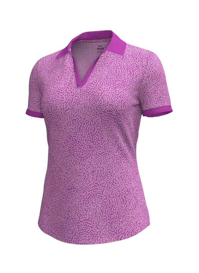 Under Armour Women's Playoff 3.0 Eagle Swoop Polo - Pink LG