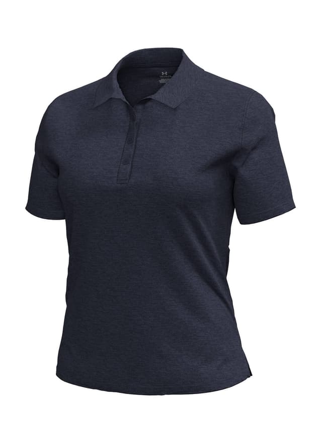 Under Armour Women's Aura Heather Polo - Navy 3XL