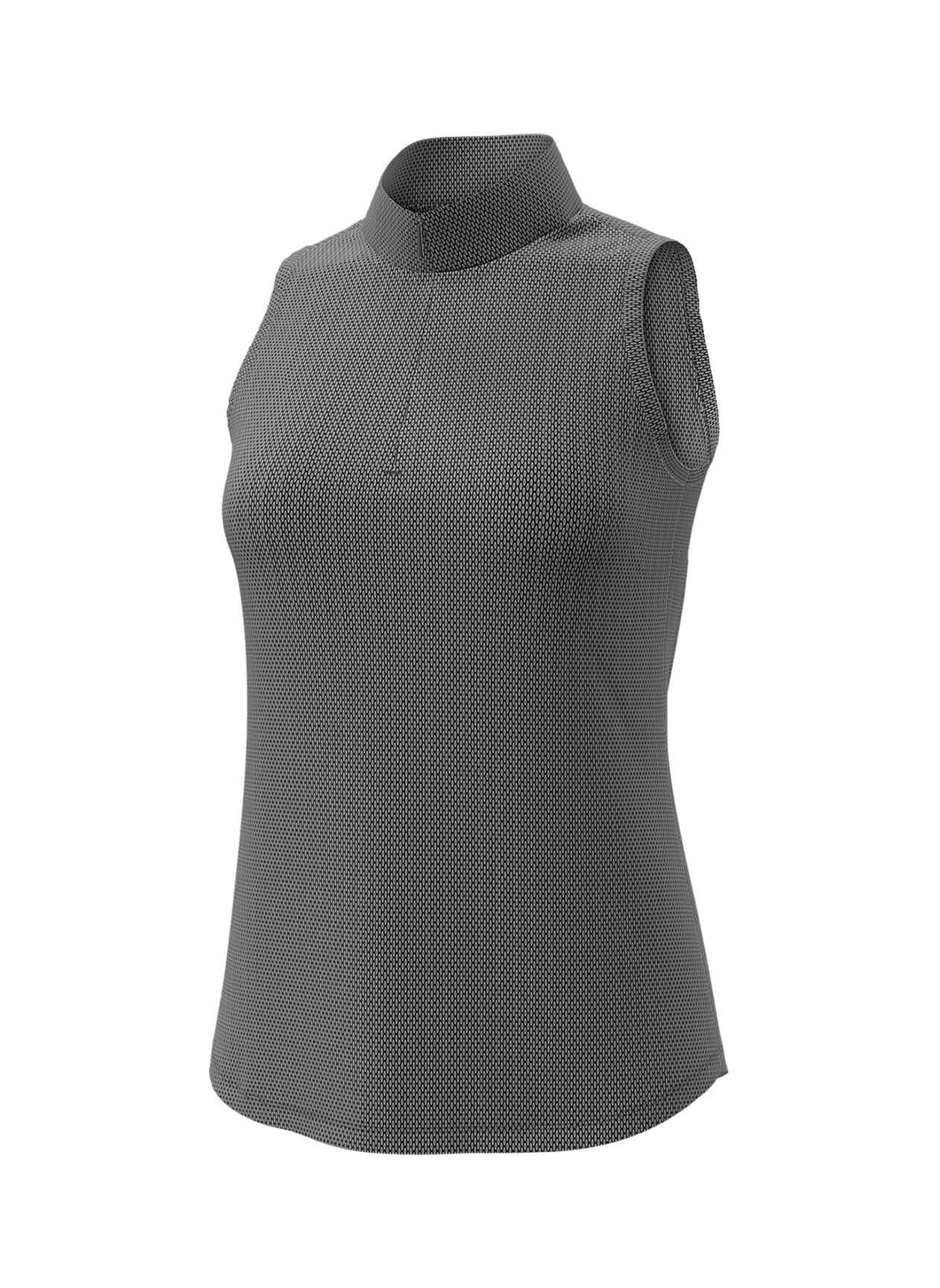 Under Armour Women's Drive Ocular Print Sleeveless Polo - Black LG