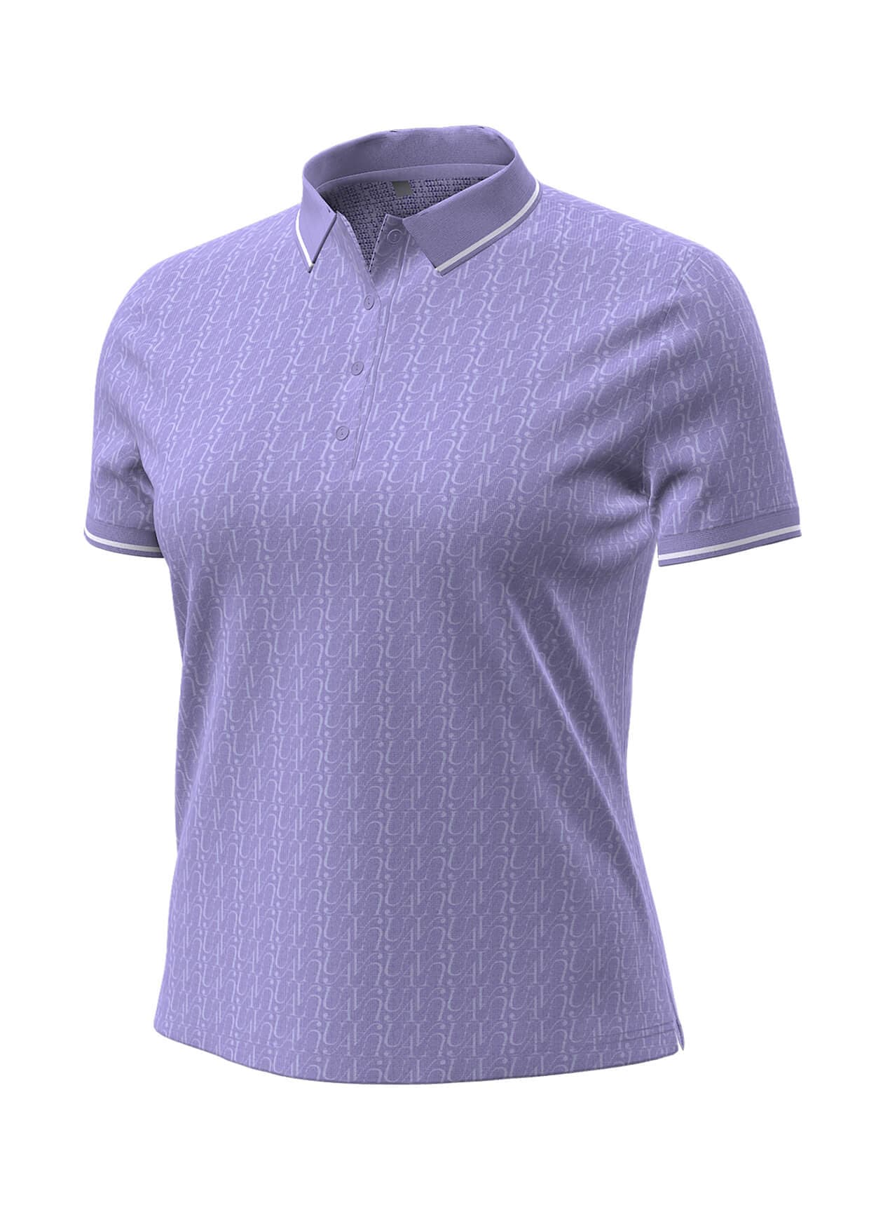 Under Armour Women's Drive Scroll Jacquard Polo - Purple LG