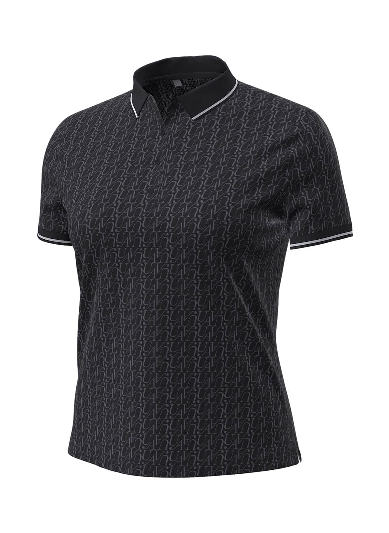 Under Armour Women's Drive Scroll Jacquard Polo - Black LG
