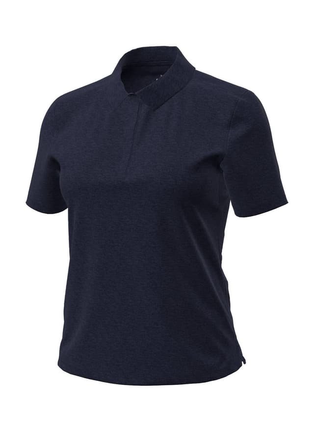 Under Armour Women's Aura Heather Polo SP26 - Navy LG