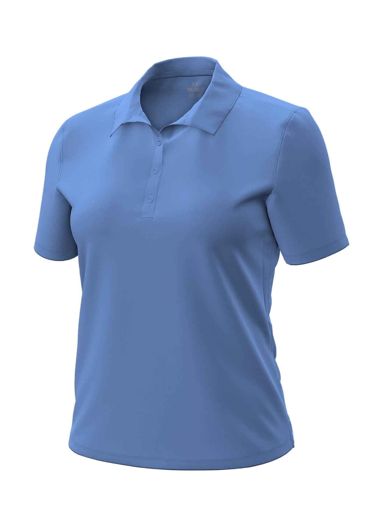 Under Armour Women's Aura Solid Polo - Blue LG
