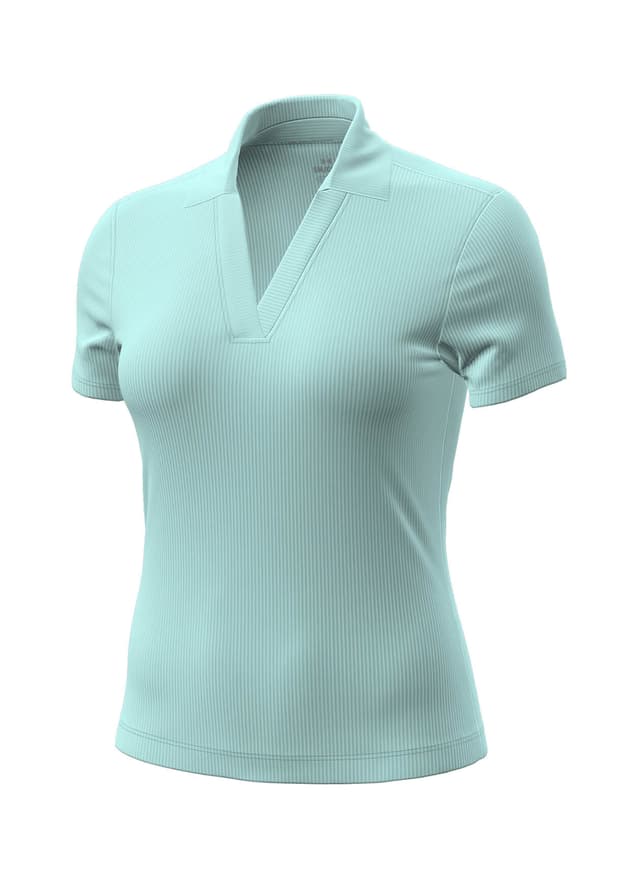 Under Armour Women's Drive Chill Rib Polo - Green LG
