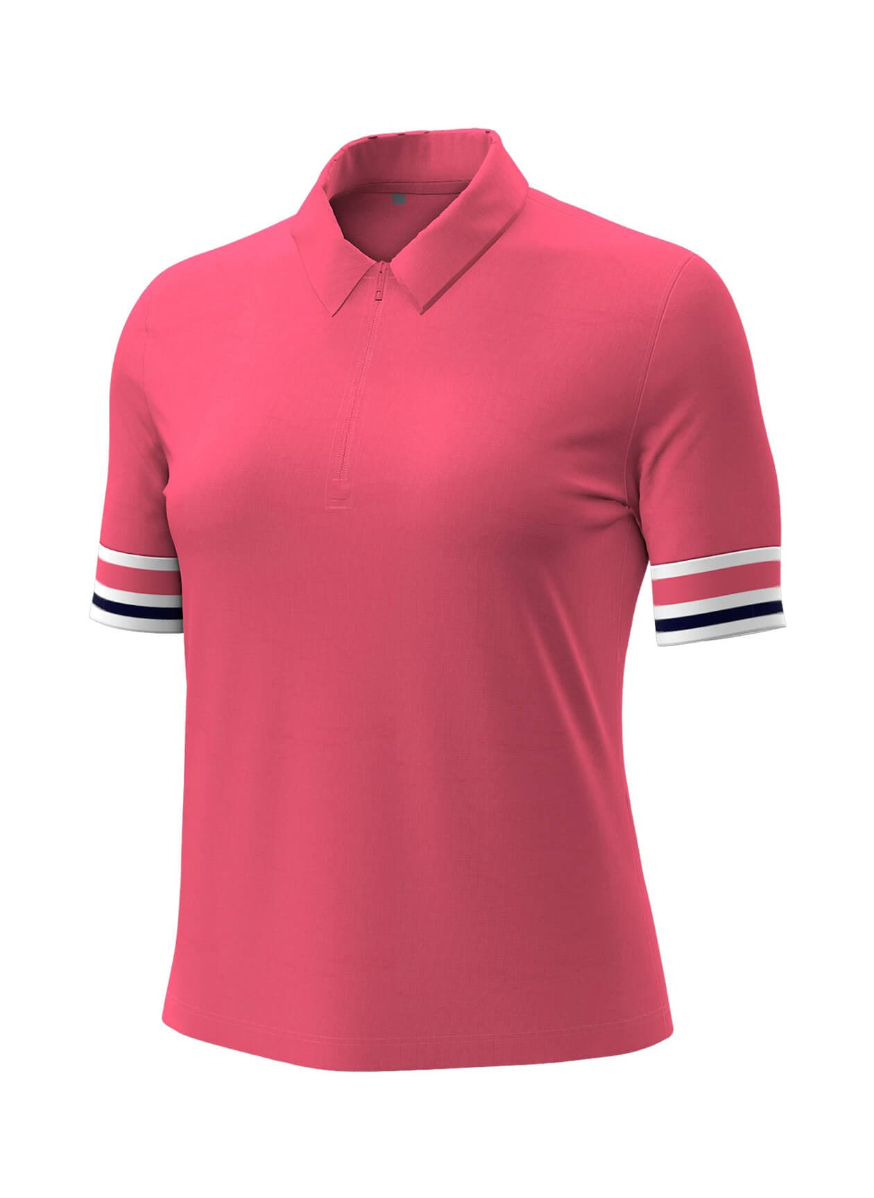 Under Armour Women's Aura Cuff Polo - Bittersweet LG