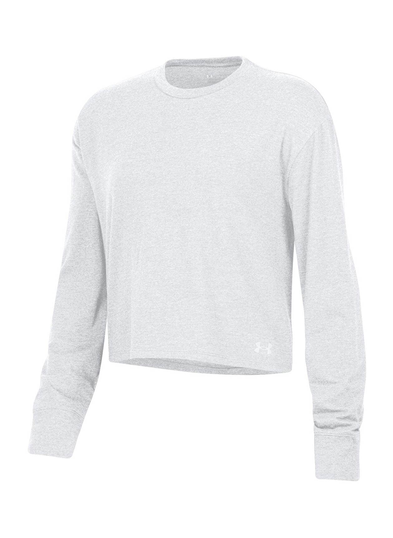 Under Armour Women's All Day Long-Sleeve T-Shirt - White LG