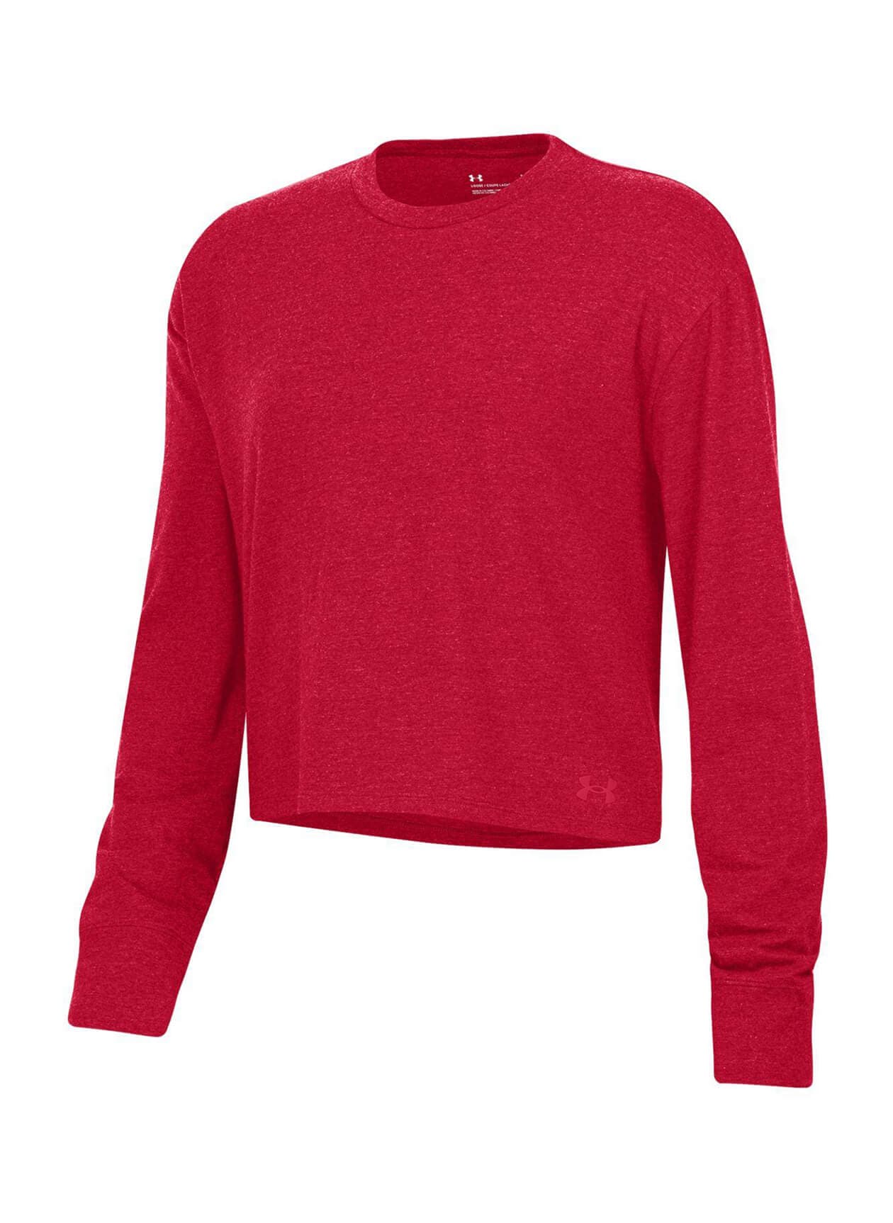 Under Armour Women's All Day Long-Sleeve T-Shirt - Red Novelty LG