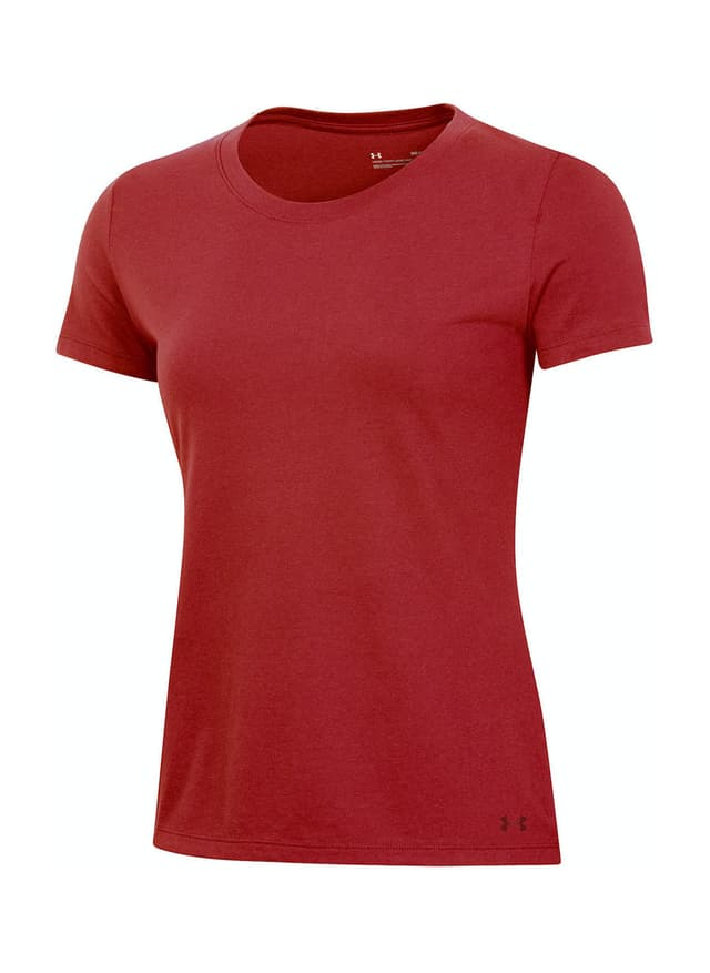 Under Armour Women's Cotton T-Shirt - Red (555) 1XL