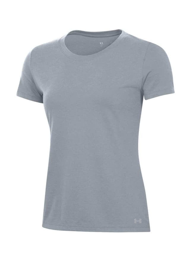 Under Armour Women's Cotton T-Shirt - Steel Heather (91H) 1XL