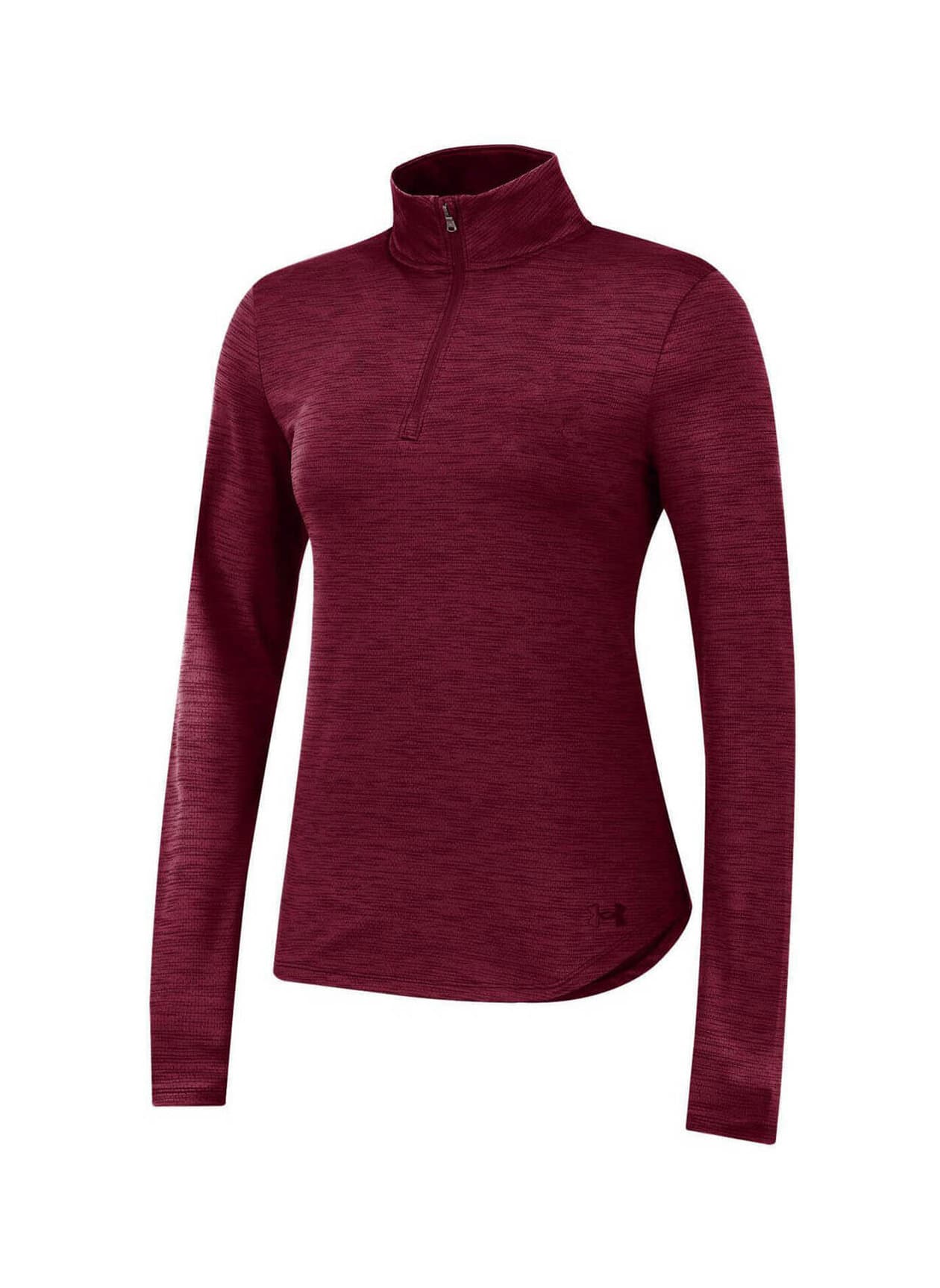 Under Armour Women's Vent Tech Quarter-Zip - Maroon Twist LG