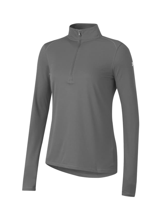 Under Armour Women's Tech Mesh Quarter-Zip - Dark Grey LG
