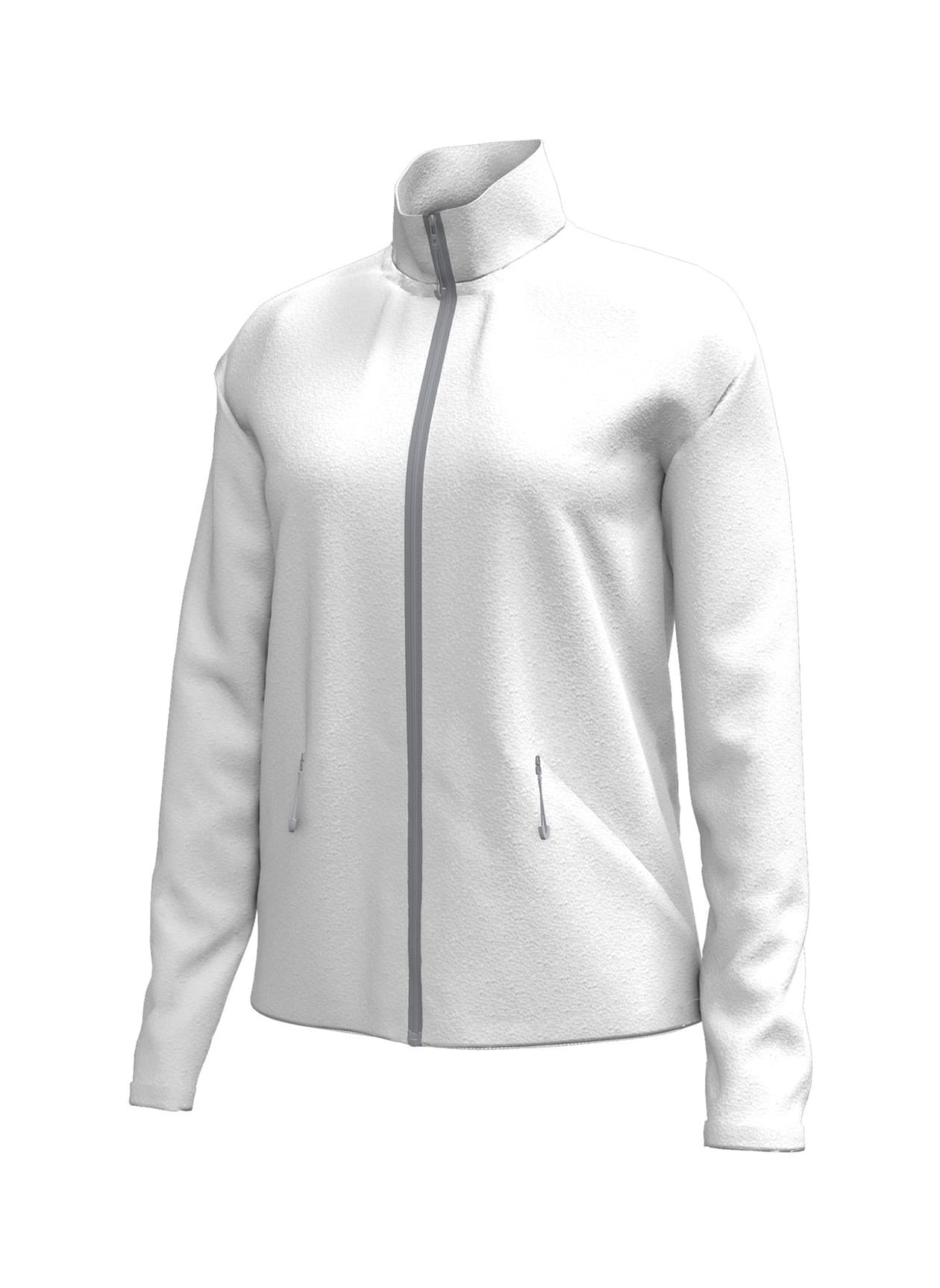 Under Armour Women's Fusion Full-Zip Fleece Jacket - White (000) LG