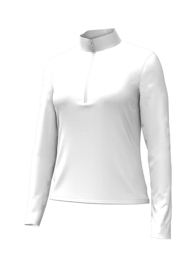 Under Armour Women's T2G Pique Half-Zip - White LG