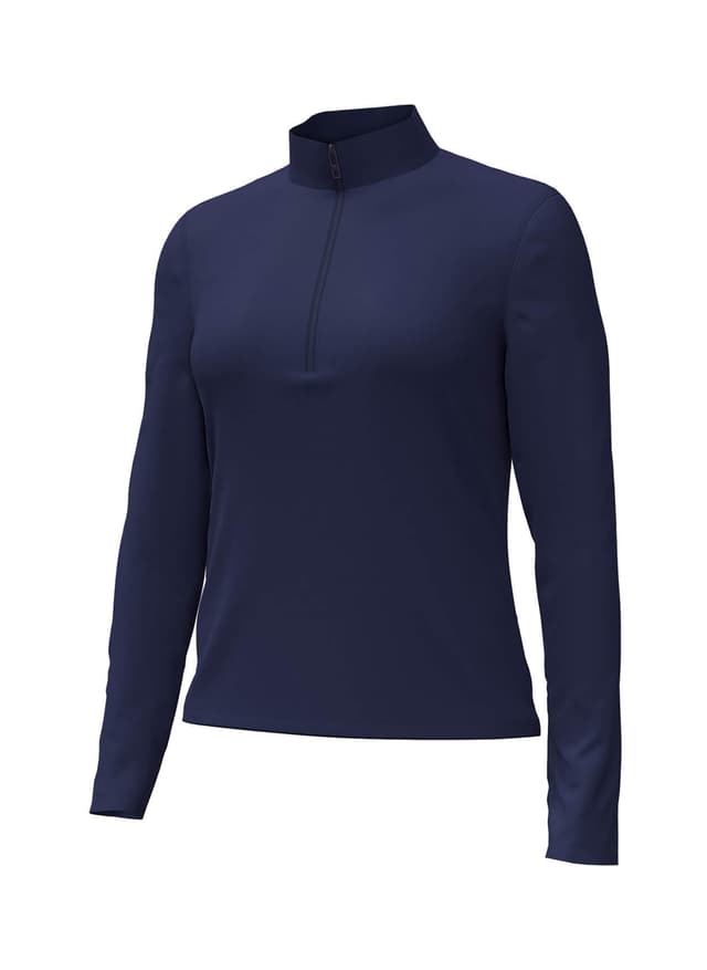 Under Armour Women's T2G Pique Half-Zip - Navy LG