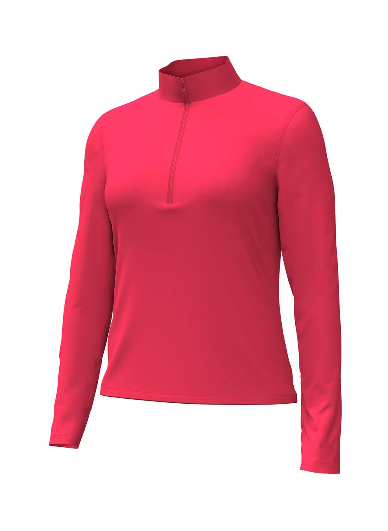 Under Armour Women's T2G Pique Half-Zip - Red LG