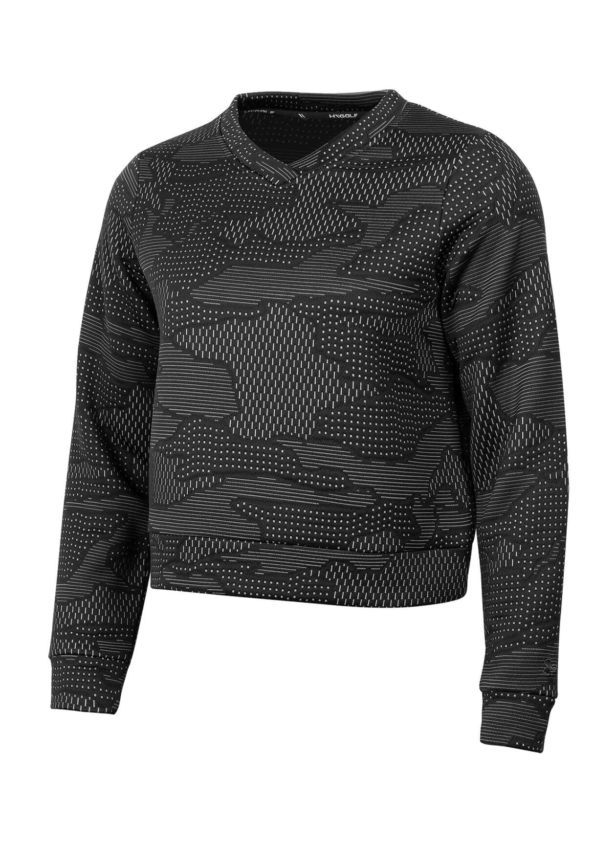 Under Armour Women's Drive Midlayer Jacquard Sweatshirt - Black LG