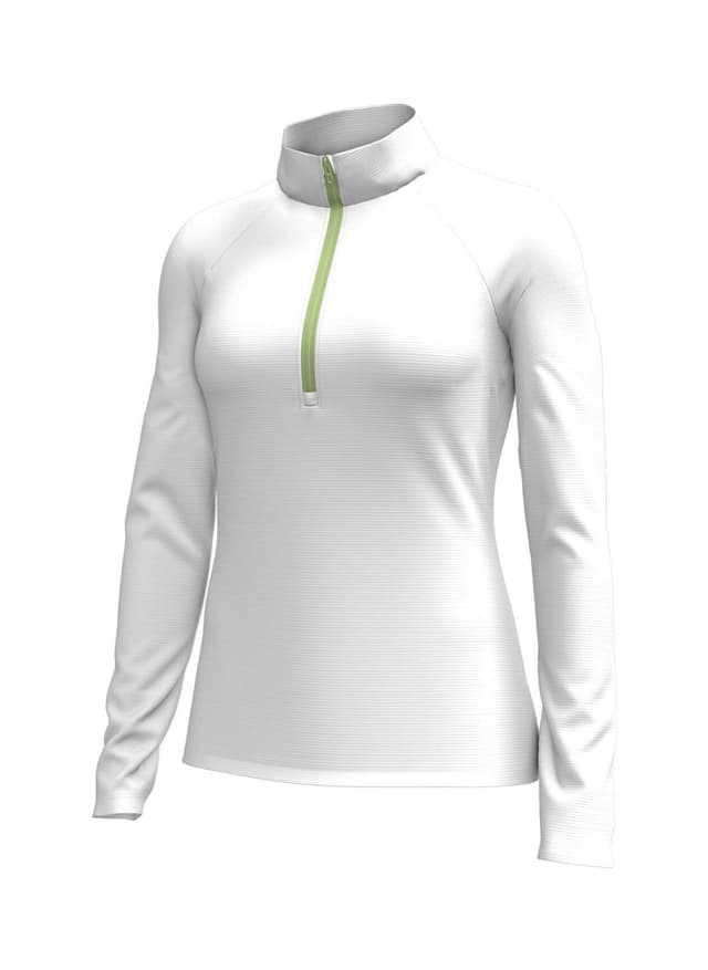Under Armour Women's Fusion Ottoman Quarter-Zip - White (000) LG
