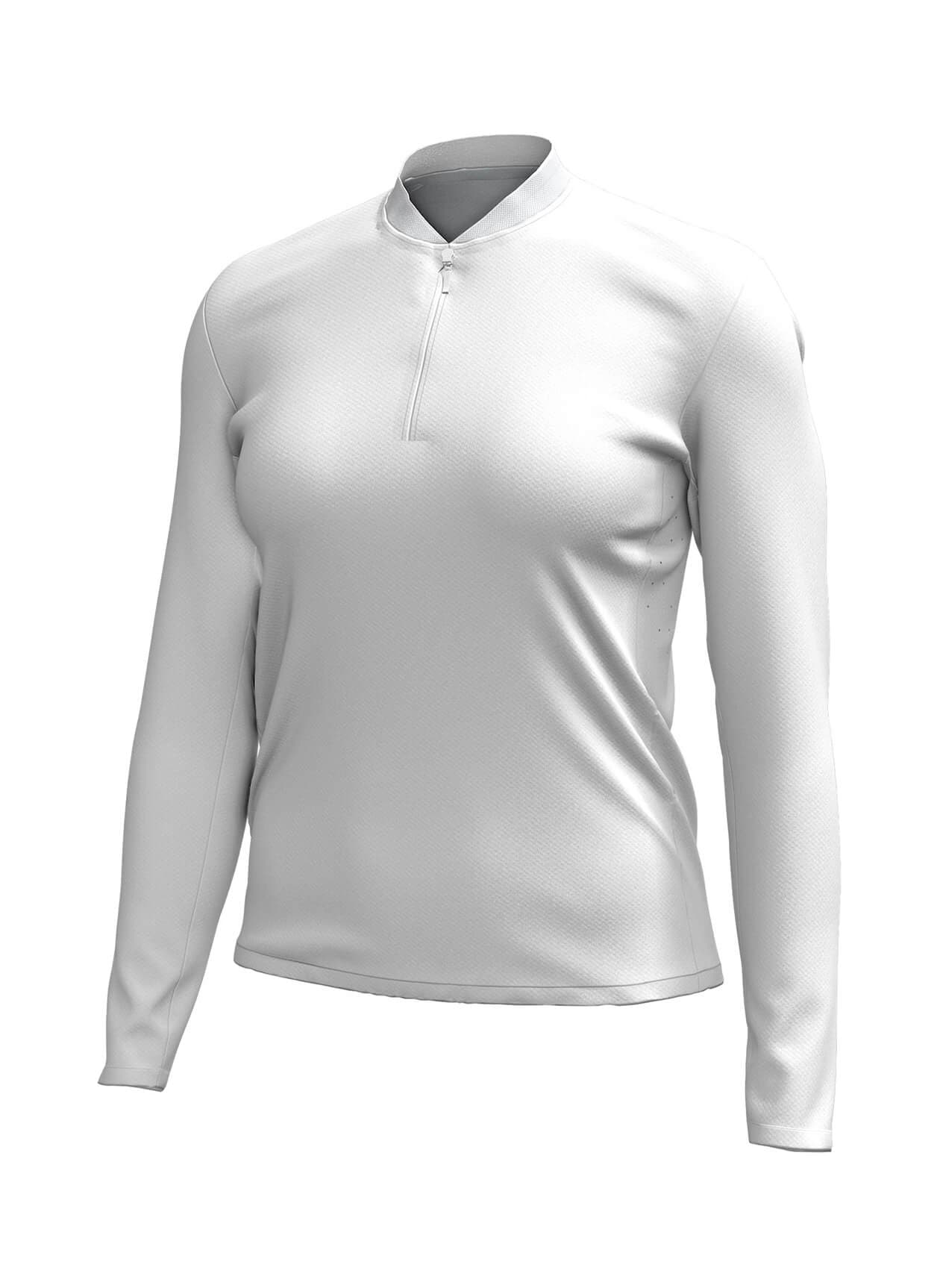 Under Armour Women's Drive Chill Quarter-Zip - White 3XL