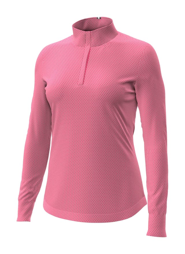 Under Armour Women's Drive Ocular Print Quarter-Zip - Pink LG