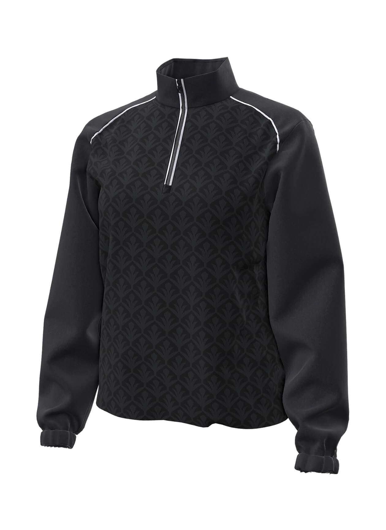 Under Armour Women's Drive Jacquard Quarter-Zip - Black LG