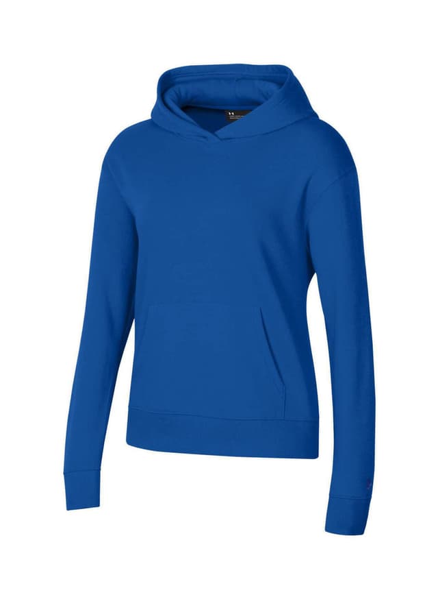 Under Armour Women's All Day Fleece Hoodie - Blue LG
