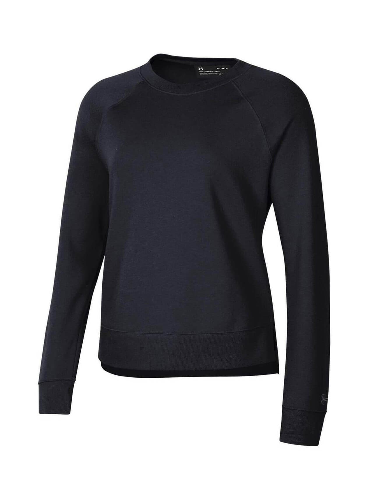 Under Armour Women's All Day Crew Sweatshirt - Black (999) LG