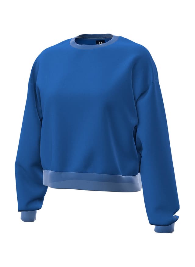 Under Armour Women's Icon Fleece Crewneck Sweatshirt - Blue LG