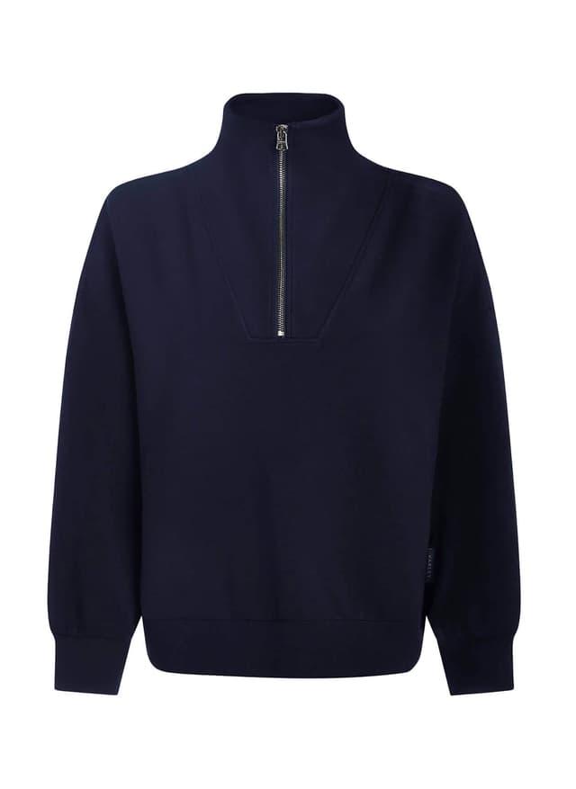 Varley Women's Hawley Half-Zip Sweat - Navy LG